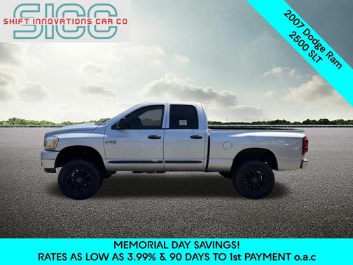 Bright Silver Metallic Clearcoat 2007 Dodge Ram 2500 SLT/TRX