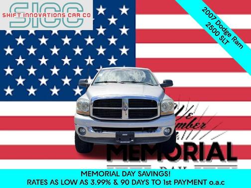 Bright Silver Metallic Clearcoat 2007 Dodge Ram 2500 SLT/TRX