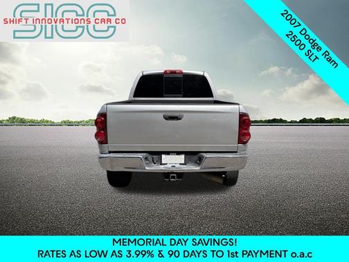 Bright Silver Metallic Clearcoat 2007 Dodge Ram 2500 SLT/TRX