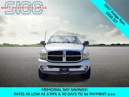 Bright Silver Metallic Clearcoat 2007 Dodge Ram 2500 SLT/TRX