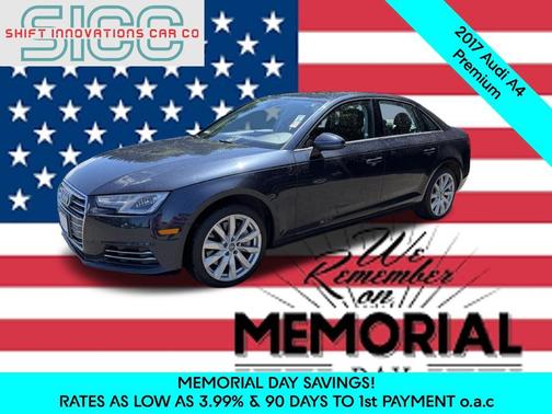 Moonlight Blue 2017 Audi A4 2.0T Premium