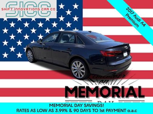 Moonlight Blue 2017 Audi A4 2.0T Premium