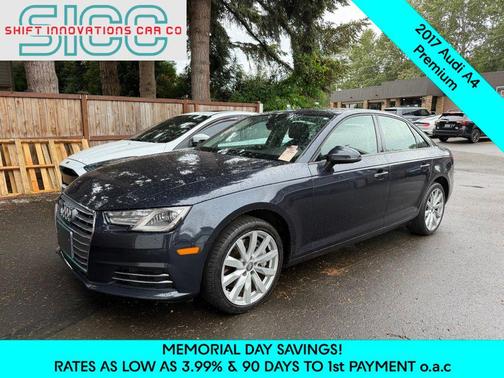 Moonlight Blue 2017 Audi A4 2.0T Premium