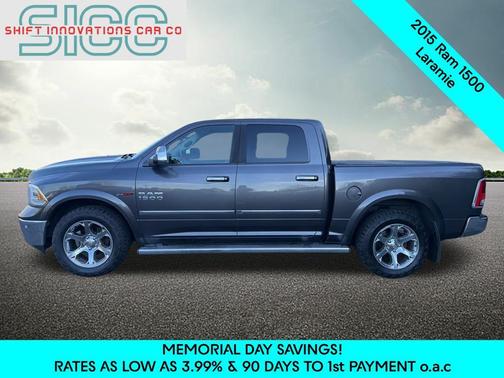 Granite Crystal Metallic Clearcoat 2015 RAM 1500 Laramie