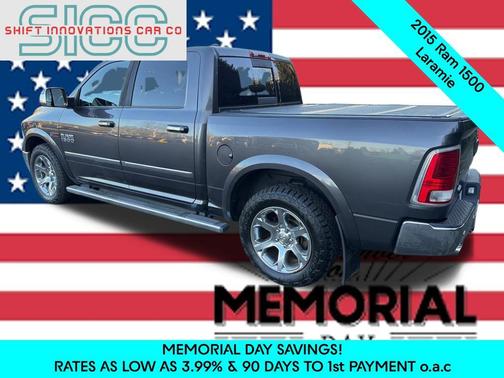 Granite Crystal Metallic Clearcoat 2015 RAM 1500 Laramie