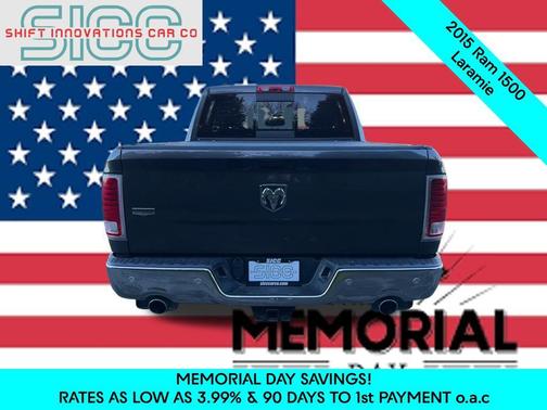 Granite Crystal Metallic Clearcoat 2015 RAM 1500 Laramie