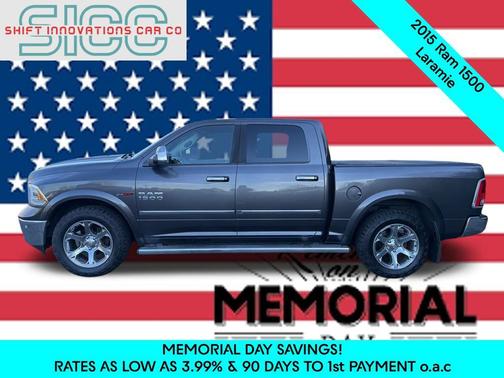 Granite Crystal Metallic Clearcoat 2015 RAM 1500 Laramie