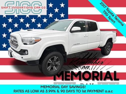 Super White 2017 Toyota Tacoma TRD Sport