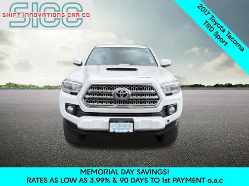 Super White 2017 Toyota Tacoma TRD Sport