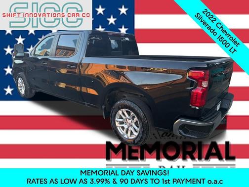 Black 2022 Chevrolet Silverado 1500 LT