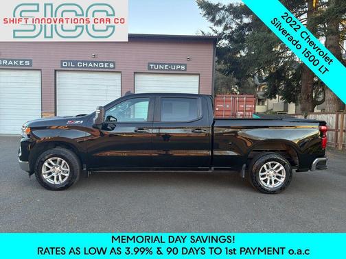Black 2022 Chevrolet Silverado 1500 LT