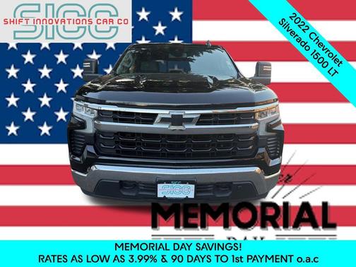 Black 2022 Chevrolet Silverado 1500 LT