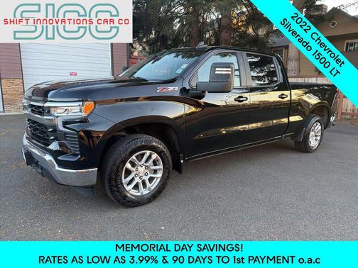 Black 2022 Chevrolet Silverado 1500 LT