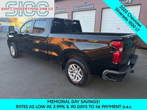 Black 2022 Chevrolet Silverado 1500 LT
