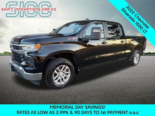 Black 2022 Chevrolet Silverado 1500 LT