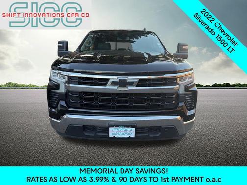 Black 2022 Chevrolet Silverado 1500 LT