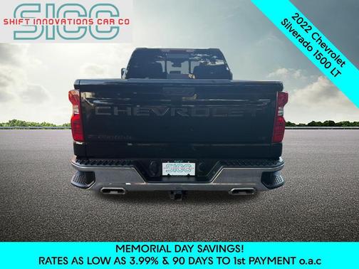 Black 2022 Chevrolet Silverado 1500 LT