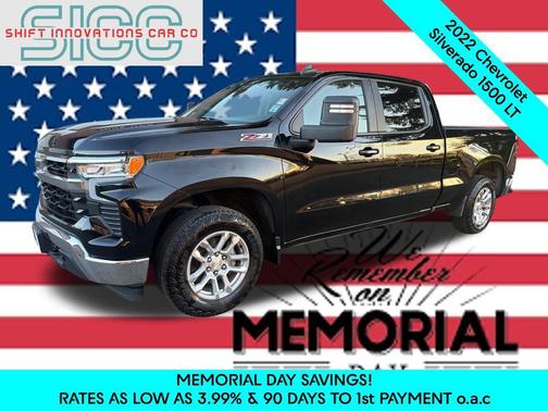 Black 2022 Chevrolet Silverado 1500 LT