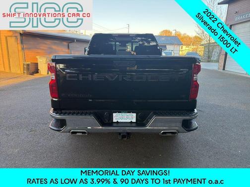Black 2022 Chevrolet Silverado 1500 LT
