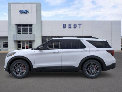 Space White Metallic 2026 Ford Explorer ST