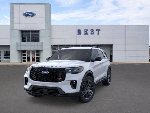 Space White Metallic 2026 Ford Explorer ST