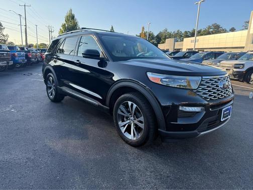 Agate Black Metallic 2020 Ford Explorer Platinum