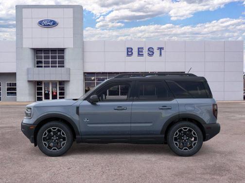 Azure Gray Metallic Tri-Coat 2026 Ford Bronco Sport Outer Banks