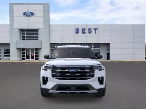 Space White Metallic 2026 Ford Explorer Active