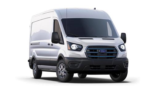 Oxford White 2023 Ford E-Transit T-350 Medium Roof