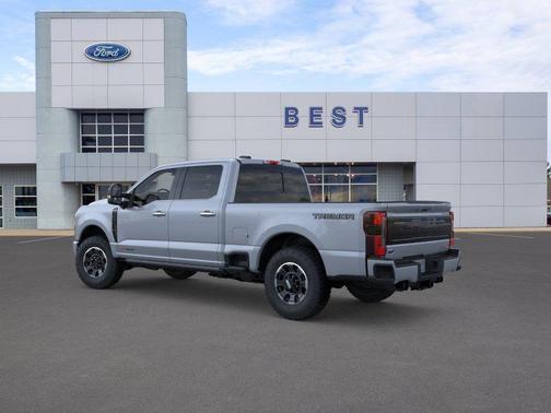 Glacier Gray Metallic Tri-Coat 2026 Ford F-350 Platinum