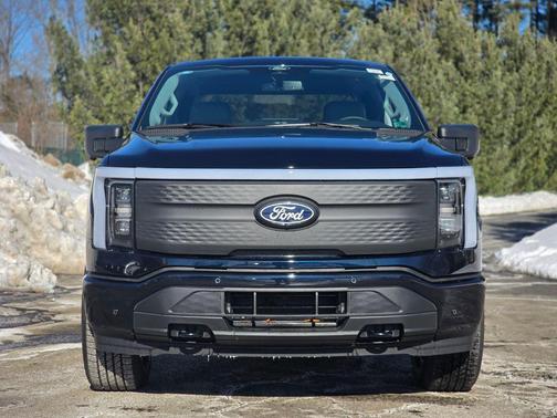 Antimatter Blue Metallic 2025 Ford F-150 Lightning Flash