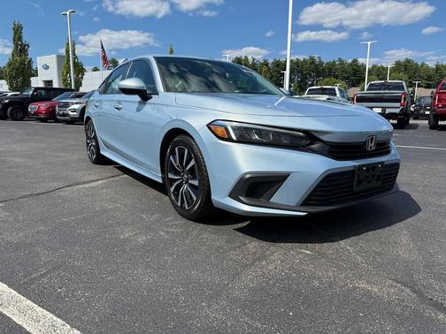 Morning Mist Metallic 2022 Honda Civic EX
