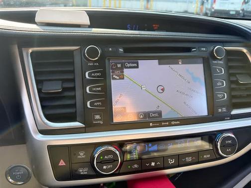 Shoreline Blue Pearl 2018 Toyota Highlander Hybrid Platinum