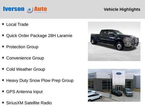 Brilliant Black Crystal Pearlcoat 2018 RAM 3500 Laramie