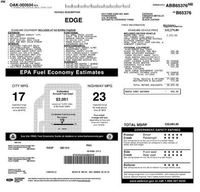 2010 Ford Edge SEL