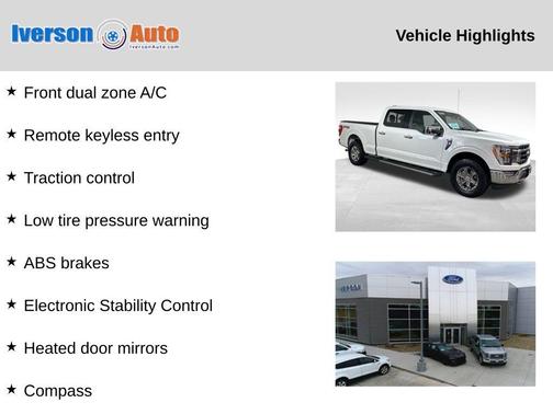 White 2021 Ford F-150 Lariat