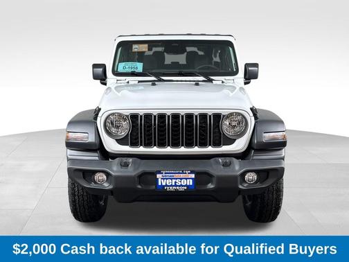 Bright White Clearcoat 2026 Jeep Wrangler Sport