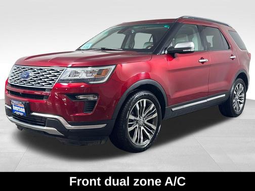 Ruby Red Metallic 2018 Ford Explorer Platinum