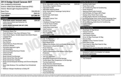 2014 Dodge Grand Caravan SXT