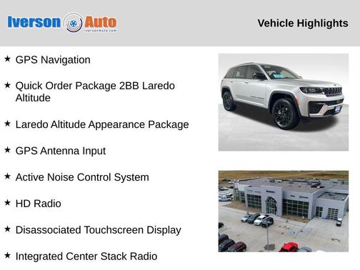 Silver Zynith 2026 Jeep Grand Cherokee Laredo