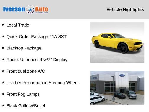 2018 Dodge Challenger SXT