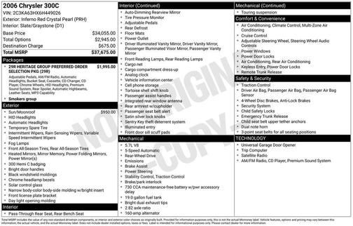 2006 Chrysler 300C Base
