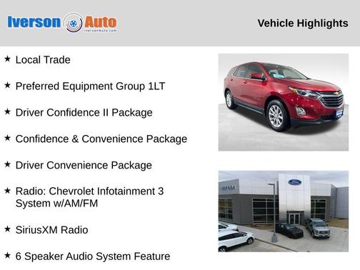 Cajun Red Tintcoat 2020 Chevrolet Equinox 1LT