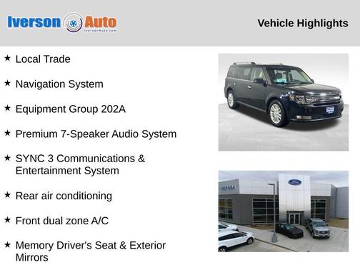 Shadow Black 2018 Ford Flex SEL