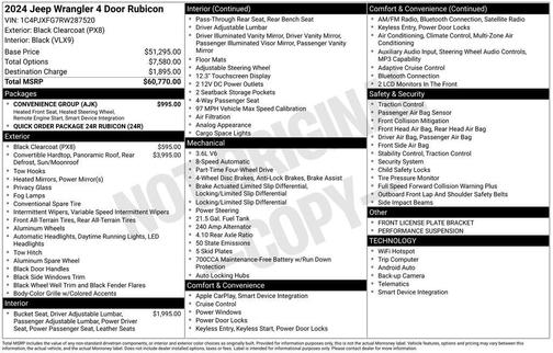 2024 Jeep Wrangler Rubicon