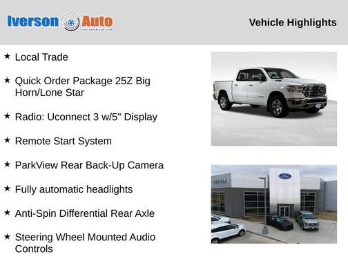 2019 RAM 1500 Big Horn