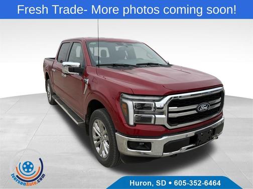Red Metallic 2025 Ford F-150 Lariat