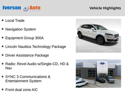 2019 Lincoln Nautilus Reserve