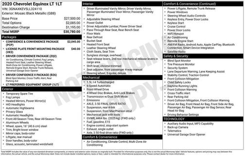 2020 Chevrolet Equinox 1LT