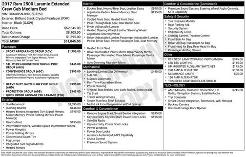 2017 RAM 2500 Laramie